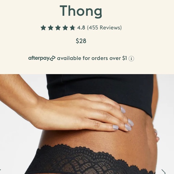 Speax by thinx New in pkg thong - Picture 2 of 2